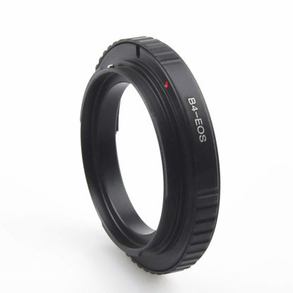 Picture of B4 Lens to EF Lens Adapter Compatible with for Canon Fujinon 2/3" Lens & for Canon EF-S Cameras 5D Mark IV, 80D, 760D, 750D, 5DS(R), 7D Mark II, 5D Mark III Camera