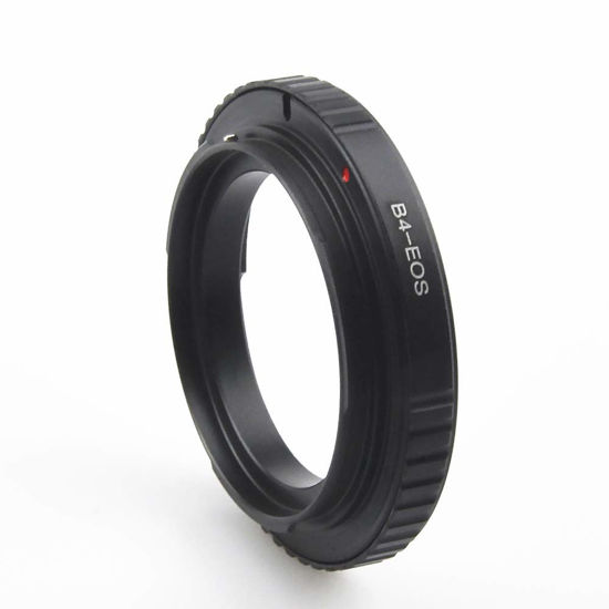 Picture of B4 Lens to EF Lens Adapter Compatible with for Canon Fujinon 2/3" Lens & for Canon EF-S Cameras 5D Mark IV, 80D, 760D, 750D, 5DS(R), 7D Mark II, 5D Mark III Camera