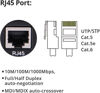 Picture of Gigabit Ethernet Media Converter, Multi Mode Fiber to Ethernet Converter, LC Fiber Converter for 10/100/1000Base-Tx to 1000Base-SX with a SFP SX Transceiver, LC Fiber Slot, 550m, 850nm. 2 Pack