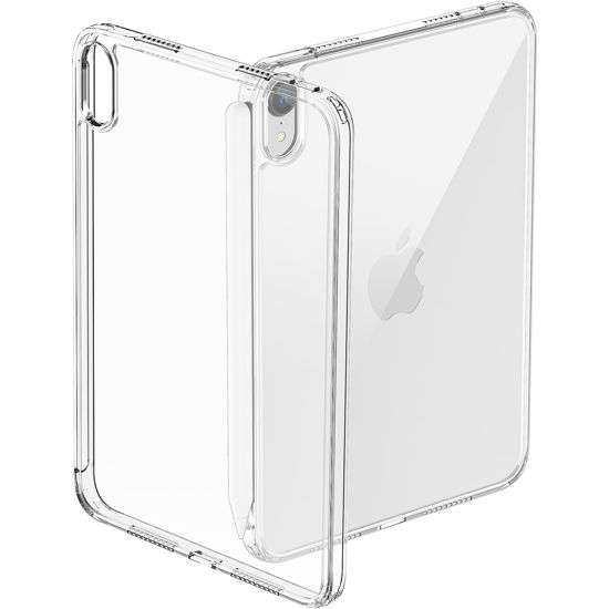 Picture of ProCase Clear Case for iPad Mini 7th(A17 Pro) 2024 / Mini 6th Generation 8.3" 2021, Slim Light Transparent Anti-Yellow Back Cover for iPad Mini 7 6 8.3 Inch -Clear