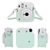 Picture of Sunmns Mini 12 Instant Camera Case, PU Leather Protective Compact Case Compatible with Instax Mini 12 Instant Camera (Mint Green)