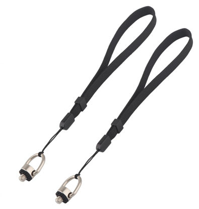 Picture of Rigdance Camera Wrist Strap with 1/4-20 Screw for Insta360 X4, X3, Selfie Sticks, Wristband for DJI osmo pocket 3 (2 PCS)