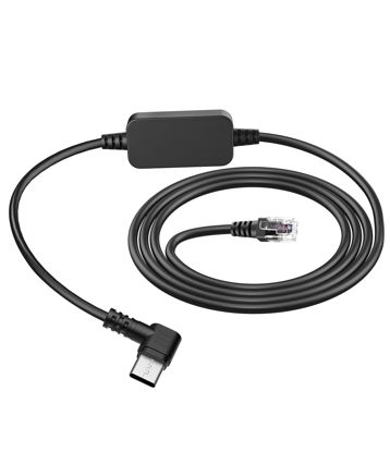 Picture of PD3.0 Radar Detector Cable, with Type-C to RJ11 Plug ,Replacement Radar Detectors Power Cable,for Escort Passport 9500i MAX360 Uniden R1 R3 DFR8 DFR9 Radenso XP Beltronics STI Radar Detector and more