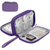 Picture of Skycase Electronic Organizer Travel Case - Waterproof Travel Cord Organizer Pouches for Organization, Cable Organizer, All-in-One Double Layers Storage Bag for Accessories, Charger, Cable, Purple