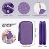 Picture of Skycase Electronic Organizer Travel Case - Waterproof Travel Cord Organizer Pouches for Organization, Cable Organizer, All-in-One Double Layers Storage Bag for Accessories, Charger, Cable, Purple