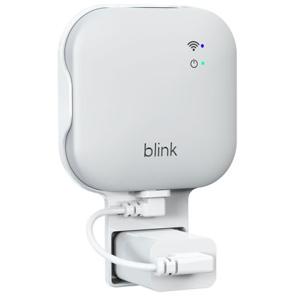 Picture of Outlet Wall Mount for All-New Blink Sync Module XR, Sync Module XR Mount Bracket Holder for Blink Outdoor Indoor Home Security System, Save Space, with Short USB-C Cable