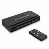Picture of HDMI Switcher 4K@60Hz HDMI Switch Selector Supports Full HD 4K/1080P/3D & HDCP 1.4 for Switch,Xbox,PS4/PS5,Fire Stick,Roku,Apple TV,PC,Blu-ray Player etc.(with IR Remote) (5In-1Out)