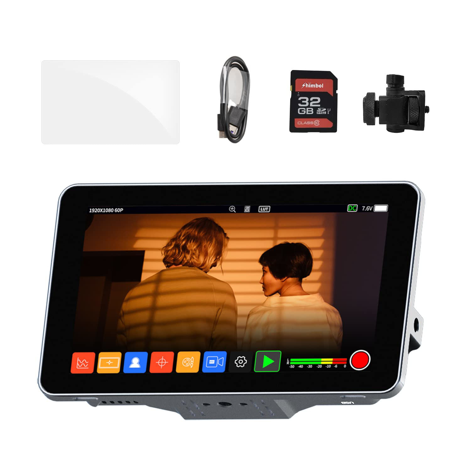 GetUSCart- Shimbol Memory I 5.5 Inch 4K HDR Daylight Viewable 2000nits ...