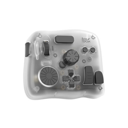 Picture of TourBox Elite Plus, Bluetooth Controller for Video Photo Editing Color Grading, iPad/Mac/Windows Console, Photoshop Lightroom Davinci Resolve Premiere Final Cut Pro Programmable Keyboard