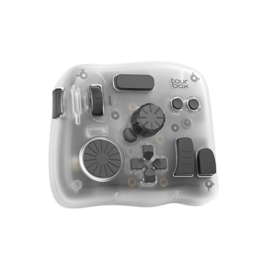 Picture of TourBox Elite Plus, Bluetooth Controller for Video Photo Editing Color Grading, iPad/Mac/Windows Console, Photoshop Lightroom Davinci Resolve Premiere Final Cut Pro Programmable Keyboard