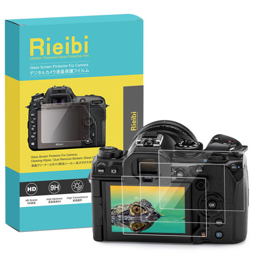 Picture of Rieibi (3 Pack Soft Screen Protector for Olympus OM-1 OM-1 Mark II Digital Camera, High Definition Soft PET Film for OM1 OM1-2 Ultra-Clear Anti-Fingerprint Anti-Scratch