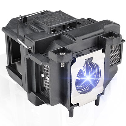 Picture of LBTbate ELPLP67 V13H010L67 Replacement Projector Lamp for EPSON PowerLite Home Cinema 710 750HD EX7210 EX3210 EX3212 EX5210 H429A VS210 VS220 MG-850HD PowerLite1221 1261W EB-S02 K85 Projector Bulbs