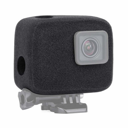 Picture of SOONSUN Windslayer Cover for GoPro Hero 5 6 7 Black White Silver Camera Housing Frame Case Video Noise Reduction Accessory