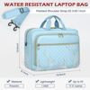 Picture of NEWHEY Laptop Bag 17.3 Inch Laptop Briefcase for Women Men Waterproof Shoulder Messenger Bag Large Computer Bag for Business Office Work College, Blue