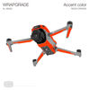 Picture of WRAPGRADE Skin Decal Sticker Accent Color Compatible with DJI Air 3S (Neon Orange)