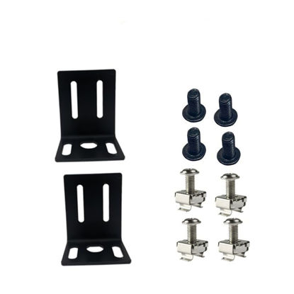 Picture of CCeCCe 1U Rack Mounting Ears Bracket Mount Kit Set Universal Hardware for Cisco NETGEAR Dell HP D-Link Linksys TRENDnet Buffalo Switches Wireless Microphone Receiver Sequencer Equalizer Amplifier