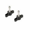 Picture of CAMVATE M6 ×18 Thumbscrew Assembly Knob Black (2 Pieces) - 2157