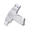 Picture of SSK 128GB USB C Flash Drive Dual Drive 2 in 1 OTG USB A 3.2 + Type C Memory Stick Thumb Drive, Thunderbolt Pendrive up to 200MB/s Transfer Speed Photo Stick for Android Phones/Tablets/Mac/Laptop