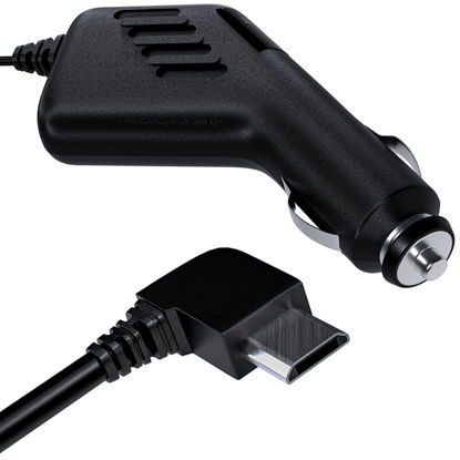 Picture of Micro USB Car Charger Power Cord Adapter for Rand McNally GPS for Trucks, Compatible with TND IntelliRoute 8 Inch TND Tablet, TND Tablet 70, 80, TNDT80, 8ft Long Cable