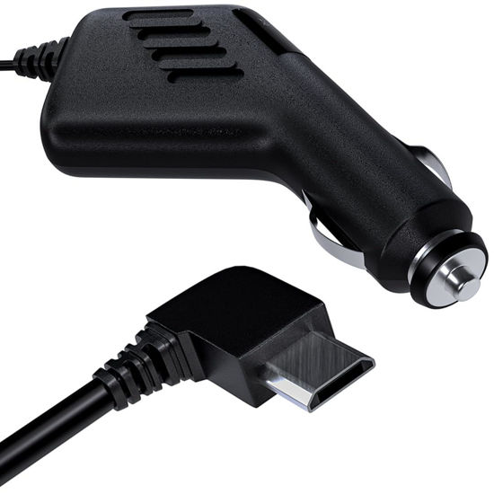 Picture of Micro USB Car Charger Power Cord Adapter for Rand McNally GPS for Trucks, Compatible with TND IntelliRoute 8 Inch TND Tablet, TND Tablet 70, 80, TNDT80, 8ft Long Cable