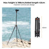 Picture of K&F Concept 78 inch/198cm Camera Tripod,3 Sections Central Axis Travel Tripod with 32mm Metal Ball Head Load Capacity 26.4 lbs/12KG for DSLR Cameras Indoor Outdoor Use