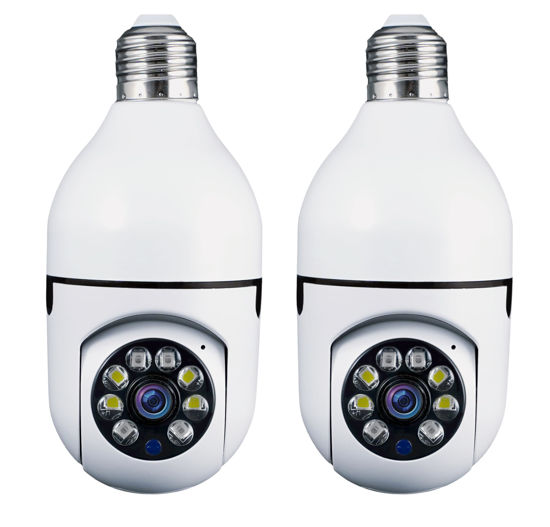 Picture of Sight Bulb Security Camera, Two Way Talk 1080P HD Video WiFi Smart Camera, Indoor Outdoor Night Vision 360 Degree Motion Detection with SD Card (Pack of 2)