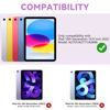 Picture of FUWANG Touch Keyboard Case for iPad 10th Generation 10.9 inch 2022, 360° Rotatable for iPad 10th Generation Case with Keyboard, Multi-Touch Backlit Keyboard for iPad 10th Generation,Purple