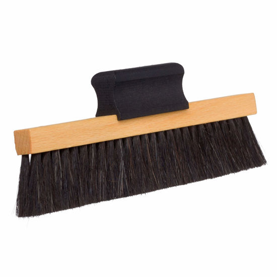 Picture of Redecker Phonograph Record Brush, Beechwood and Extra-Soft Goat Hair, Preserves Records and Record-Players, 6 inches, Made in Germany