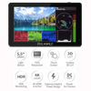 Picture of FEELWORLD LUT5 5.5 Inch Ultra High Bright 3000nit Touch Screen DSLR Director Camera Field Monitor with F970 External Power and Install Kit 4K HDMI Input Output 1920X1080 IPS Panel