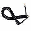 Picture of SAISN Telephone Handset Cord Modular Coiled Phone Curly Cable (15 Feet, Black)
