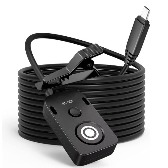 Picture of DYTDIEYINGTU Small Release Shutter Remote Control Cable RC-301 S2 for Sony Support Video Camera Cable a7m4 a7r4 a7r2 r3 m2 a9 a1 a6600 a6500 (500cm/196in)