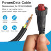 Picture of 010-12445-00 Power/Data Cable Threaded 4-pin 6 Feet Fits for Garmin echoMAP Chirp,ECHOMAP Plus UHD,GPSMAP,Panoptix Upgrade (6 feet)