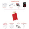 Picture of LMUBOY USB to USB C Adapter Pack-4,Compatible with Apple MagSafe Watch 7/8/9/SE/Ultra,USB C Female to USB Male Adapter for iPhone 15 14 13 12 Mini Pro Max,iPad,Galaxy Note,Google Pixel 7 6 5
