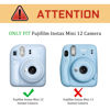 Picture of Fintie Protective Case for Fujifilm Instax Mini 12 Instant Camera - Premium Vegan Leather Bag Cover with Removable Adjustable Strap, Ocean Marble