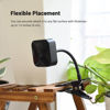 Picture of Holicfun Flexible Clip Mount with 40cm Gooseneck for Indoor and Outdoor Security Cameras, Compatible with Ring, Blink, Eufy, Google Nest, Wyze, Arlo, Simplisafe and Other Cameras - White