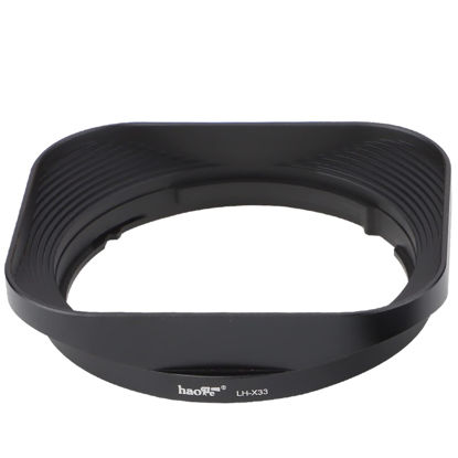 Picture of Haoge LH-X33 Lens Hood Metal Square Bayonet for Fujinon XF16-50mm F2.8-4.8 R LM WR,XF33mm F1.4 R WR Lens, Fuji XF 33mm f/1.4 R LM WR Hood Shade