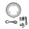 Picture of Light Microscope Led Ring Illuminator,Adjustable 144 LED Ring Light Illuminator for Stereo Microscope (White)