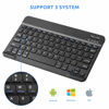 Picture of EDIVIA Amazon Fire HD 10 Wireless Keyboard,Universal Slim Portable Bluetooth Keyboard Compatible with Amazon Fire HD 10 Keyboard with Built in Rechargeable Battery,Black