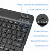 Picture of EDIVIA Amazon Fire HD 10 Wireless Keyboard,Universal Slim Portable Bluetooth Keyboard Compatible with Amazon Fire HD 10 Keyboard with Built in Rechargeable Battery,Black