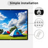 Picture of Outdoor Movie Projector Screen 120 inch: Wrinkle-Free and Foldable Projection Screens 16:9 HD 4K for Theater.