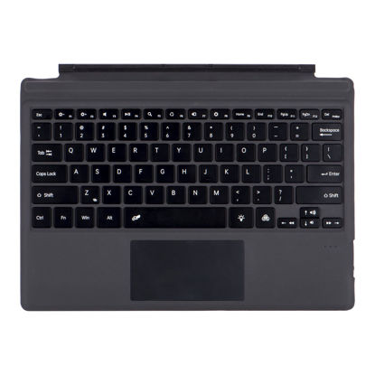 Picture of mobee Type Cover for Microsoft Surface Pro 7+/ Pro 7 / Pro 6 / Pro 5 / Pro 4 / Pro 3, Bluetooch Type Keyboard with Multi-Touch Trackpad, Ultra Silm (Back Without Backlit)