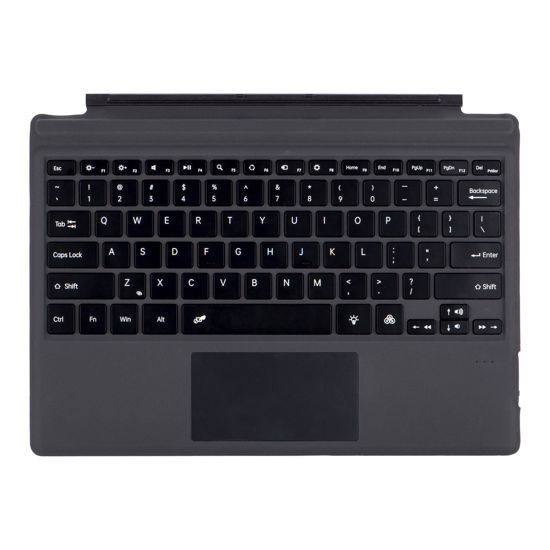 Picture of mobee Type Cover for Microsoft Surface Pro 7+/ Pro 7 / Pro 6 / Pro 5 / Pro 4 / Pro 3, Bluetooch Type Keyboard with Multi-Touch Trackpad, Ultra Silm (Back Without Backlit)