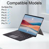 Picture of mobee Type Cover for Microsoft Surface Pro 7+/ Pro 7 / Pro 6 / Pro 5 / Pro 4 / Pro 3, Bluetooch Type Keyboard with Multi-Touch Trackpad, Ultra Silm (Back Without Backlit)