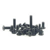 Picture of MCMASKE 10 Kinds M2 M2.5 M3 Undercut Flat Head Phillips Laptop Screws Assortment Kit,Black Dacromet Finish (300)