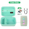 Picture of Canboc Hard Case for Fujifilm Instax Mini Link 3/ Fujifilm Instax Mini Link 2/ Instax Mini Link Smartphone Printer, Mesh pocket fit Instax Mini Instant Film and Cable, Mint Green