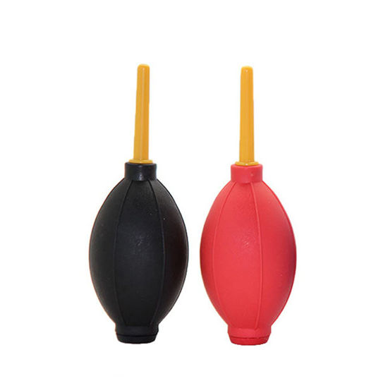 Picture of 2 Pieces Air Blower Bulb Blower Air Blower Blaster Pump Dust Cleaner Camera Cleaning Bulb Dust Blower Remover Cleaner Air Pump Bulb(Black, Red)