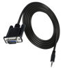Picture of MTUERANC 3.5mm to RS232 Serial Adapter, 1/8 inch Male Plug to DB9 9 Pin Male Serial Converter Cable 1.8M/6Feet (3.5mm to DB9 Male)