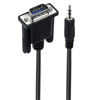 Picture of MTUERANC 3.5mm to RS232 Serial Adapter, 1/8 inch Male Plug to DB9 9 Pin Male Serial Converter Cable 1.8M/6Feet (3.5mm to DB9 Male)