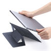 Picture of MOFT Laptop Stand for Desk, Non-Adhesive MacBook Stand 15° & 25° Adjustable 2 Levels, Ergonomic Computer Stand Fits All Laptops up to 11.6"-16", Space Gray