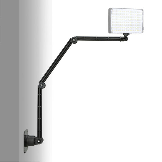 Picture of Video Light Wall Mount Holder Stand Compatible with All Ring Lights,RGB Lights and Photography Lamps